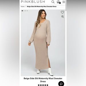 PinkBlush maternity sweater dress